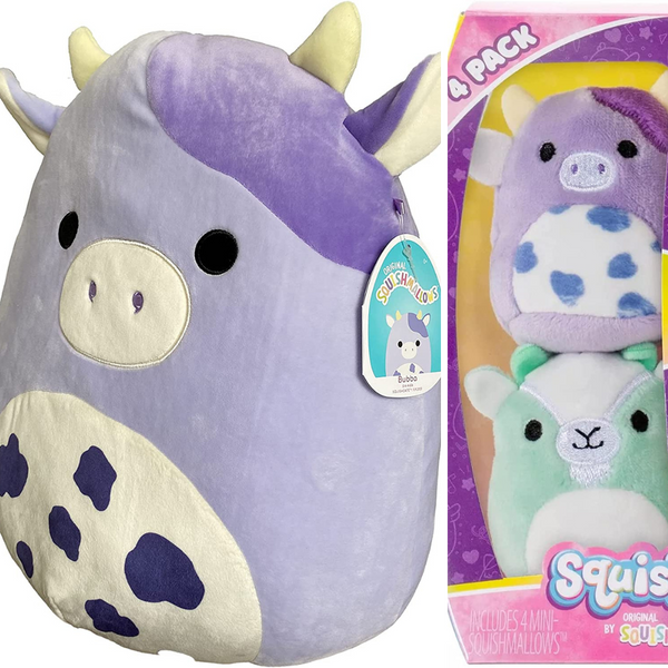 Bubba The Purple Cow Squishmallows (Simply Irresistible)