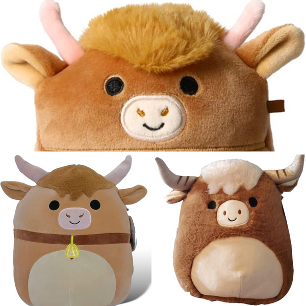 Which Calton Highland Cow Squishmallow Is Your FAVORITE?